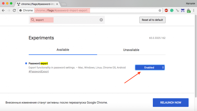 How to export and import stored passwords to Google Chrome